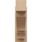 Ekena Millwork 6-in W x 18-in D x 18-in H Balboa Block Rough Cedar Woodgrain TimberThane Outlooker, Primed Tan OUTUR060X18X18BOA44RCPR - alternate 3